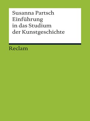 cover image of Einführung in das Studium der Kunstgeschichte